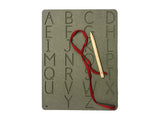 Wooden Letter Writing Practise Board - English Upper Case