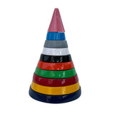 Wooden Stacking Pyramid Cone