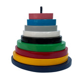 Wooden Stacking Pyramid Oval
