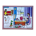 At the Doctor 25-piece jigsaw puzzle assembled in its tray