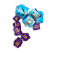 Marathi match and spell set: picture cards and purple letter tiles