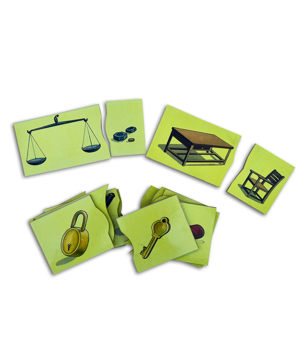 Make Pairs cards laid out in matching pairs