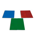 Fraction of square set: whole, halves and quarters