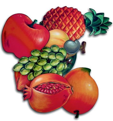 A set of 10 Fruits (Large Size) - Flashcard Cut-outs