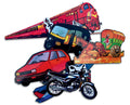 A set of 10 Vehicles (Small size) - Flashcard Cut-outs
