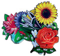 A set of 10 Flowers (Large size) - Flashcard Cut-outs