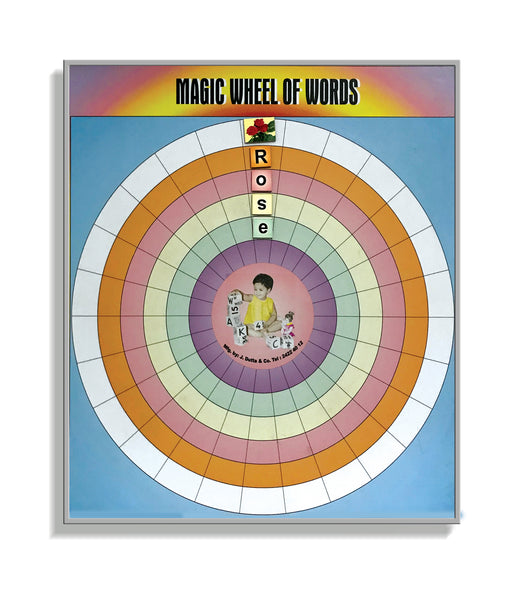 Magic Wheel of Words (Magnetic Board) -English