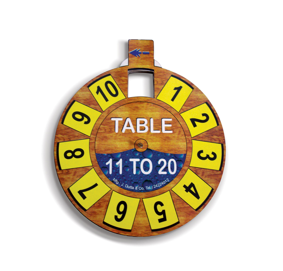 Multiplication Wheel to learn Tables - 11 to 20 English