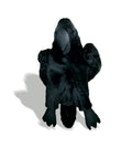 Black crow hand puppet