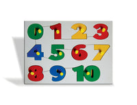 Number Tray with knobs - Puzzle