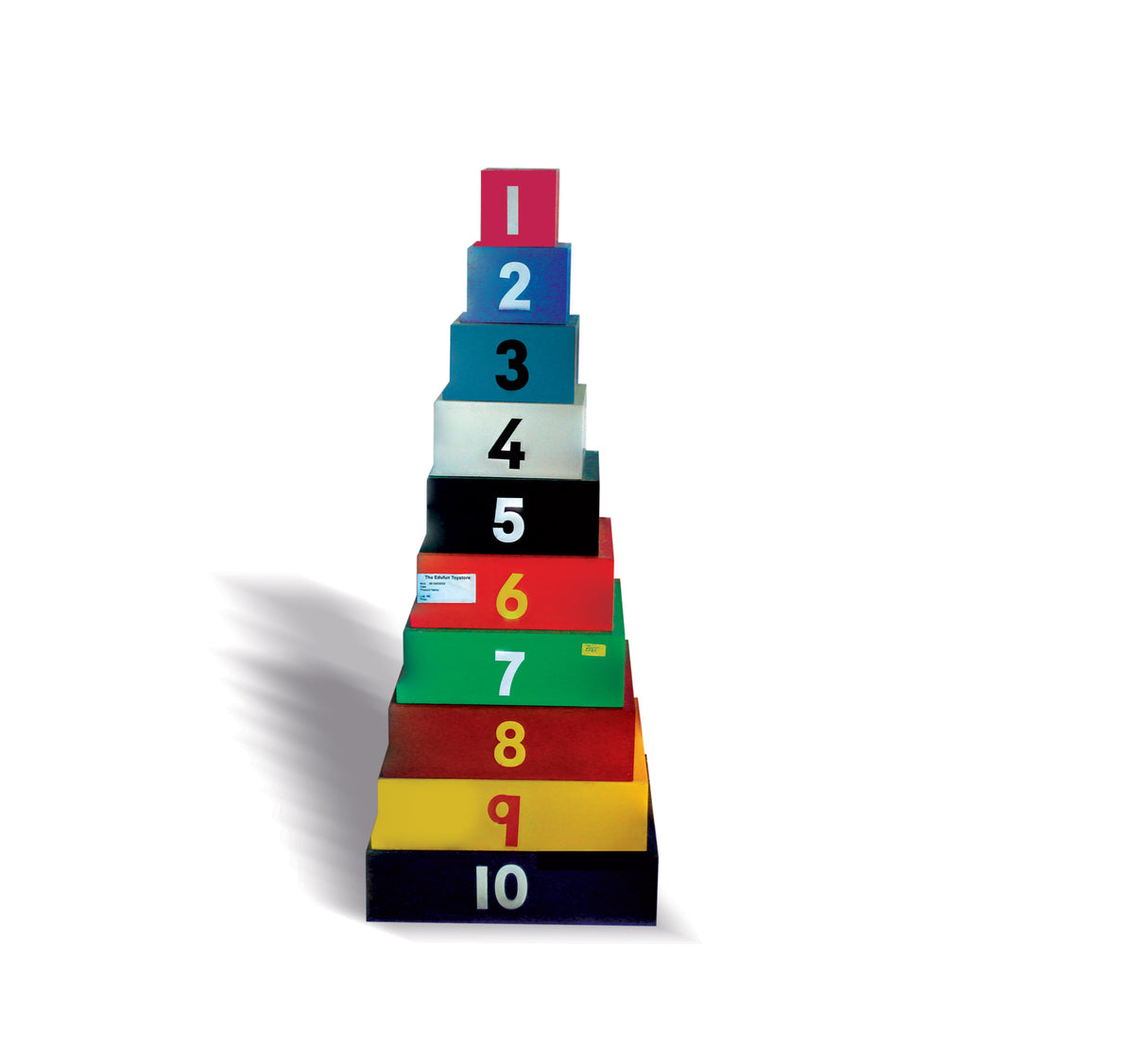 Nesting Cube Tower With Alphabet (English)