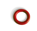 Red textured rubber ring