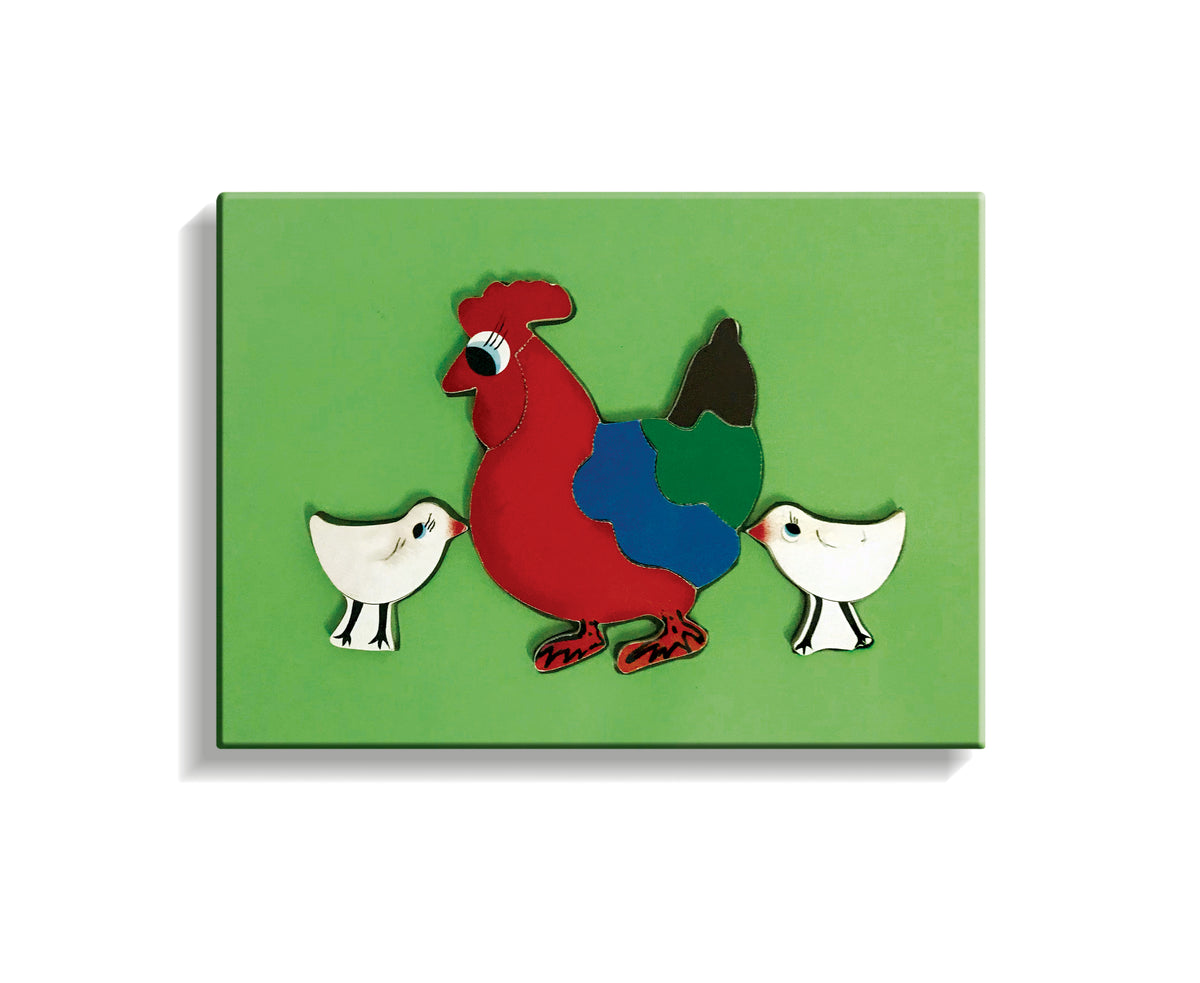 Hen & Chicks Tray - Puzzle