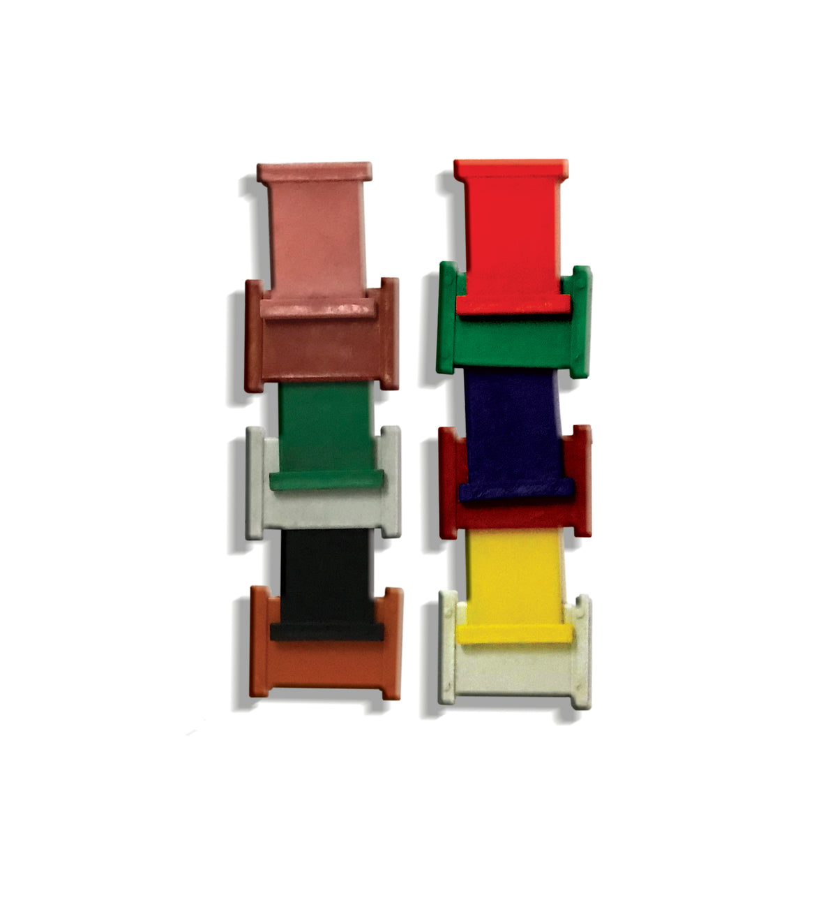 Coloured Square Tablets to learn colour matching