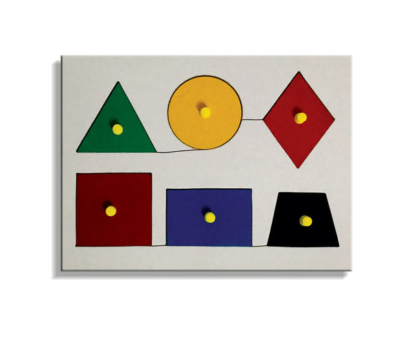 A tray of 6 Geometrical Shapes