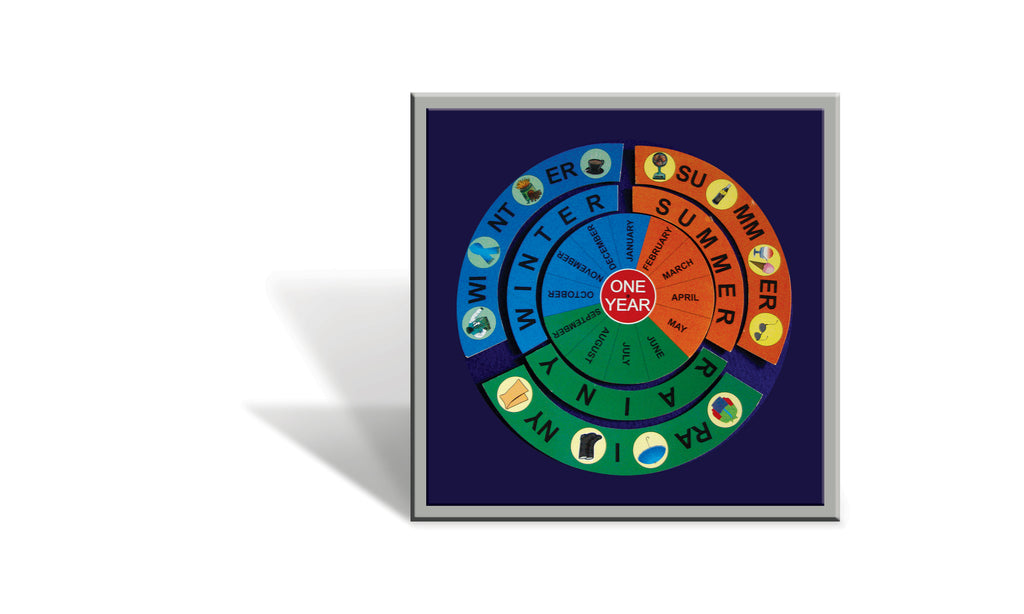 Arrange and Learn – Seasons (English) | Wooden Learning Set