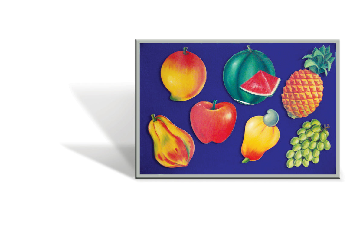 A set of 10 Fruits (Small Size) - Flashcard Cut-outs