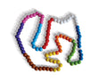 Small Plastic Threading Beads – Set of 100, 10 Colours (Counting, Sorting, Fine Motor Practice)