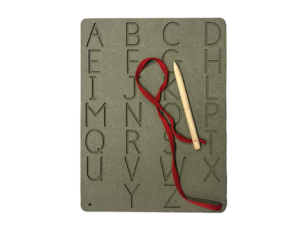 Wooden Letter Writing Practise Board - English Upper Case