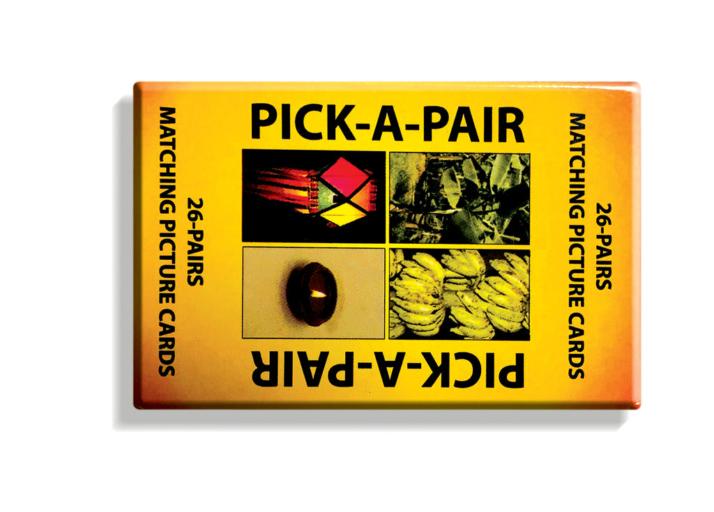 Pick-a-Pair matching picture cards box