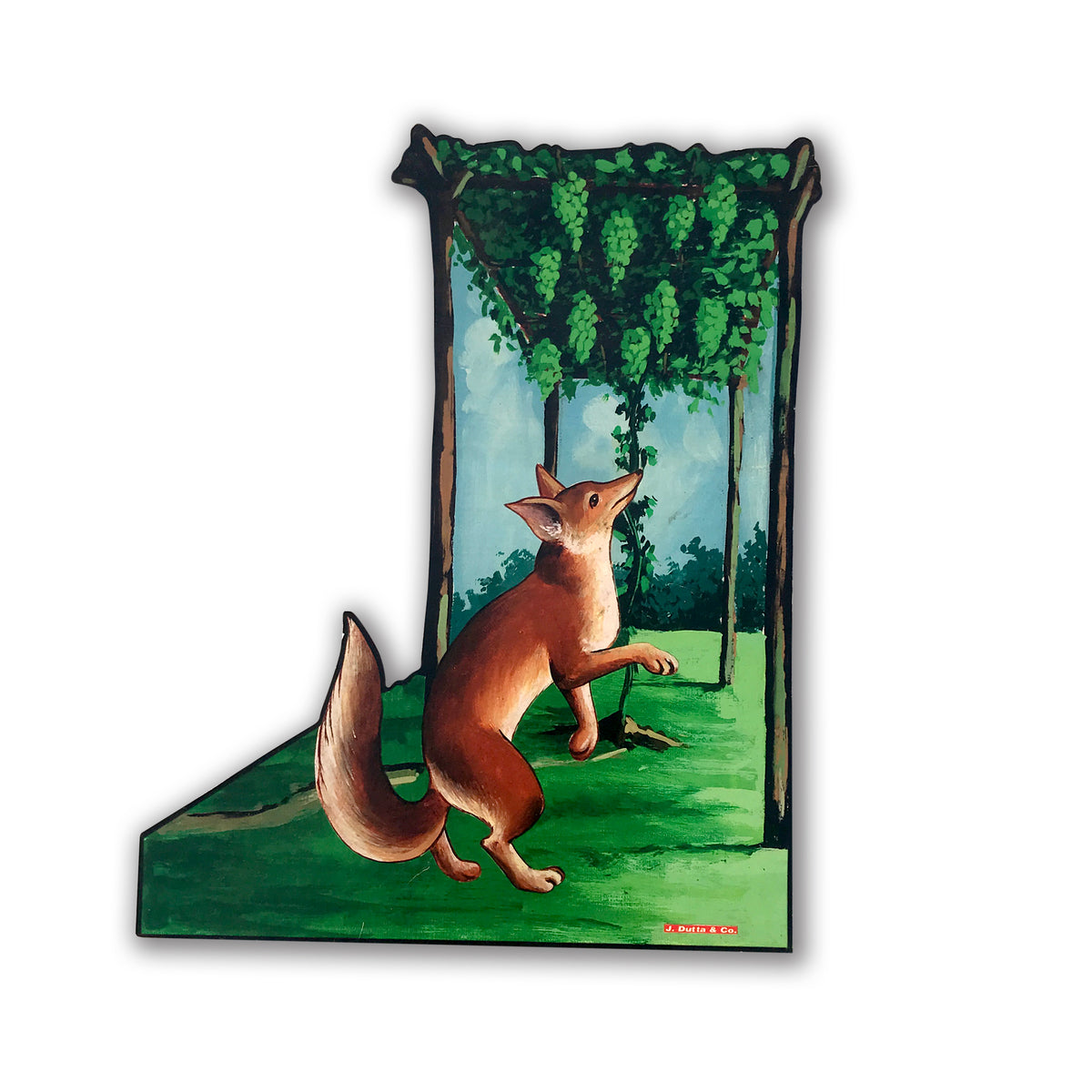 Fox and Grapes - Flash Card Story Cut-outs