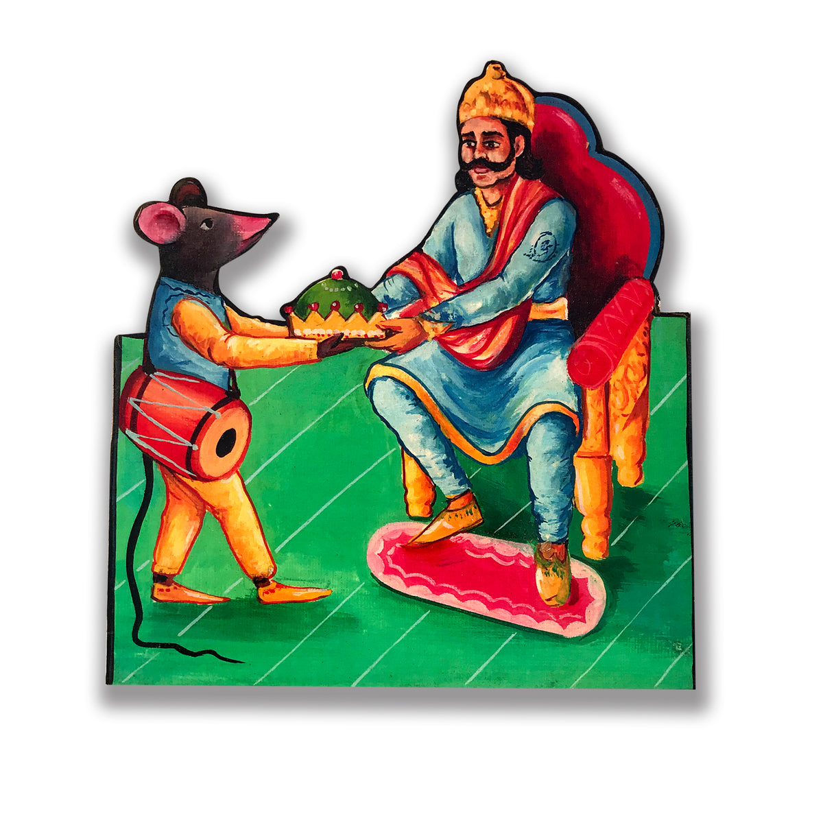 King, Mouse & the Cap - Flash Card Story Cut-outs