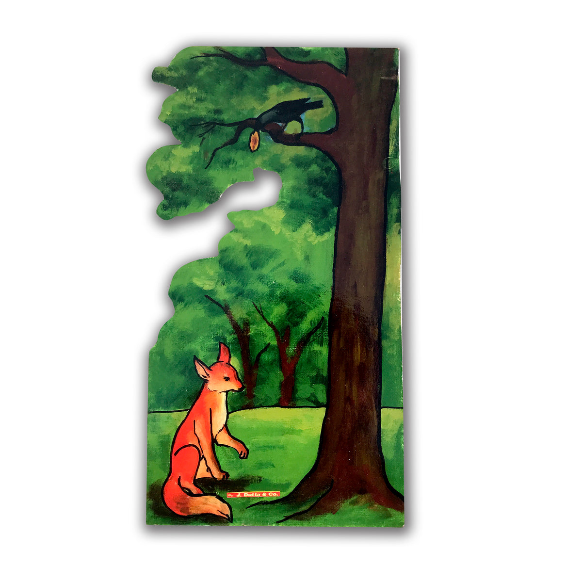 Fox and Crow - Flash Card Story Cut-outs