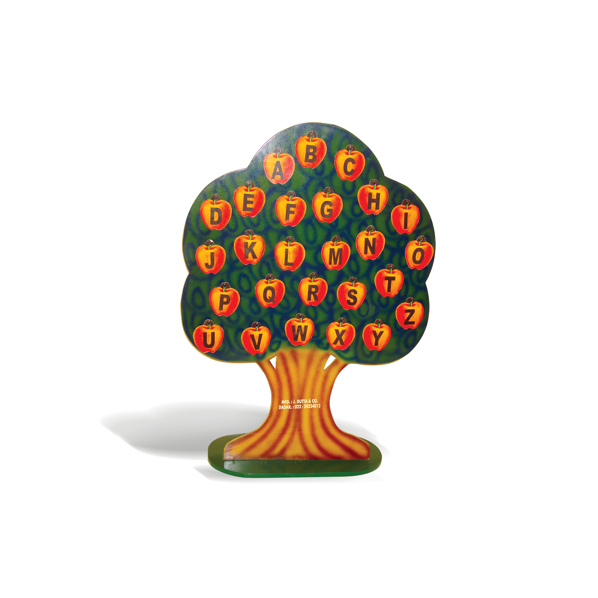 Classroom Activity Apple Tree with Twenty Six Apples - English (Upper Case/Capital)